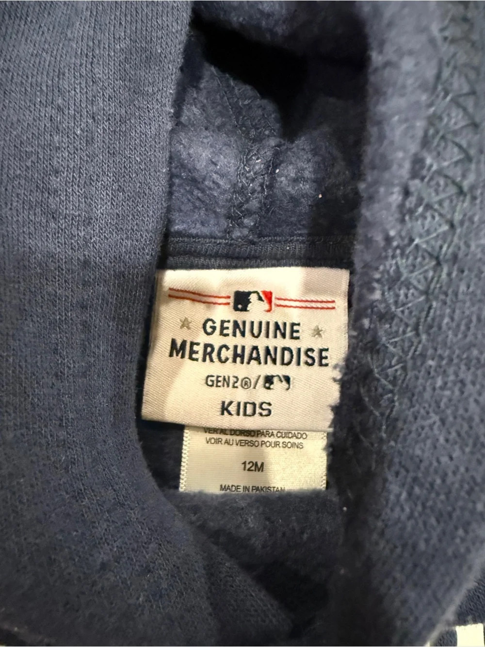 MLB Red Sox Hoodie- Size 9-12 months